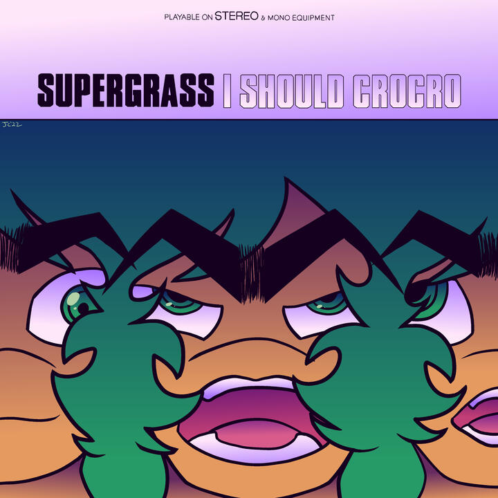 Redraw of I Should Coco (Supergrass album) cover.